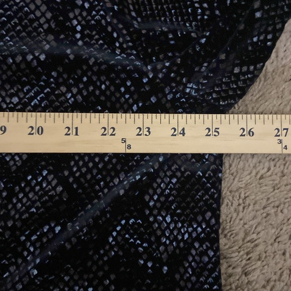 Robbie Bee Velvet Snake Print Shimmer Twin Set size 18W Business Casual Fall - Picture 9 of 11